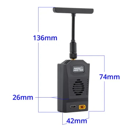 Radiomaster Ranger 2.4Ghz Elrs Module - RadioMaster Ranger Nano, modulo trasmettitore ELRS